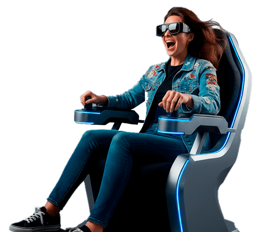 Vive el cine en 4D con movimiento, sonido envolvente y efectos especiales que te harán parte de la historia.